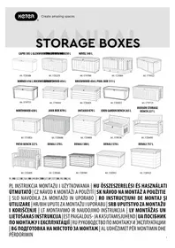 Notice KETER SPRINGWOOD Coffres de rangement