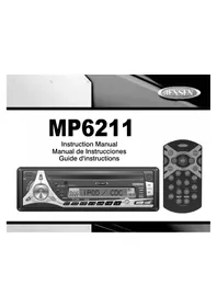 Notice JENSEN MP6211 Car stereo
