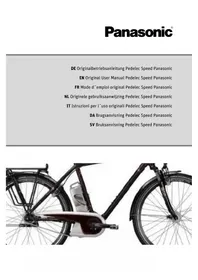 Notice PANASONIC PEDELEC SPEED Elektrische fiets