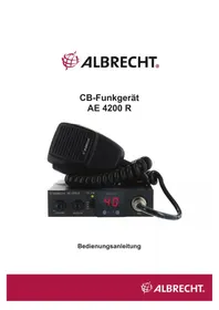 Notice ALBRECHT AE 4200R Walkie-Talkies