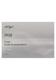 Notice CHEVROLET CRUZE (2018) Voiture