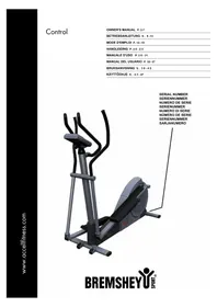Notice Bremshey ORBIT CONTROL 19 Vélo d'appartement