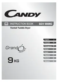 Notice CANDY GCV 590NCS сушарка для одягу