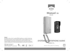 Notice ELRO DA12RF Interphone