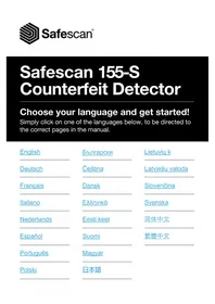 Notice Safescan 155S ανιχνευτής