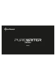 Notice Sharkoon PUREWRITER RGB Clavier