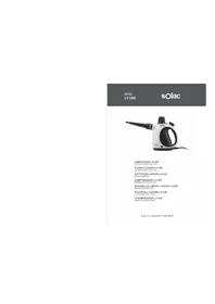 Notice SOLAC LV1300 Nettoyeur à vapeur