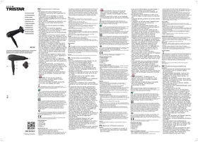 Notice TRISTAR HD2358 Sèche cheveux