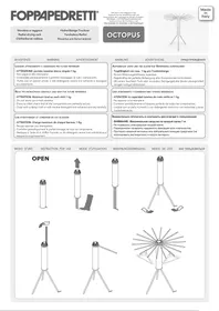Notice Foppapedretti OCTOPUS Étendoir à linge
