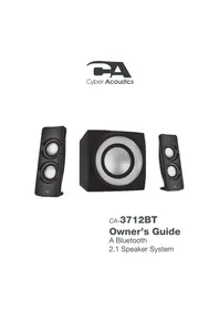 Notice Cyber Acoustics CA3712BT Haut-parleur