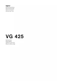 Notice GAGGENAU VG 425 110F Cucina
