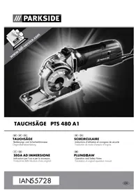 Notice PARKSIDE PTS 480 A1 Sega elettrica