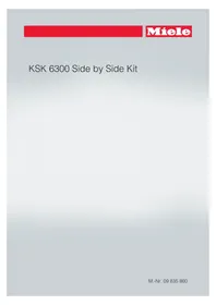 Notice MIELE KSK 6300 Kjøleskap