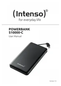 Notice INTENSO S10000C Batterie portable