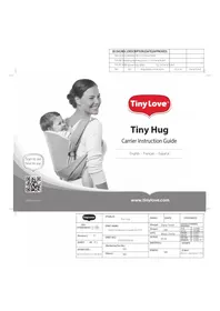 Notice Tiny Love HUG Porte-bébé