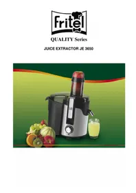 Notice FRITEL JE 3650 Extracteur de jus