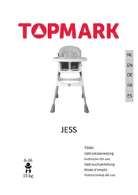 Notice Topmark JESS T2085 Produits bébés