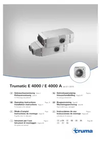 Notice Trumatic E 4000 Heizung