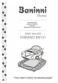 Notice Baninni FORIANO BN151 Trotteur bébé