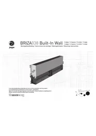 Notice Jaga BRIZA038 BUILTIN WALL Chauffage
