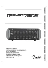Notice FENDER ACOUSTASONIC ULTRALIGHT ギターアンプ