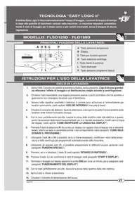 Notice Ardo FLSO125D Lavatrice