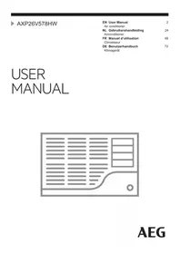 Notice AEG AXP26V578HW Airconditioning