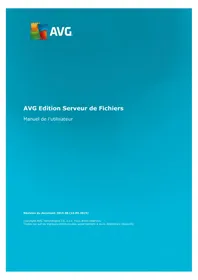 Notice AVG FILE SERVER (2015) Logiciel audio et/ou vidéo
