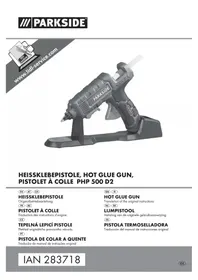 Notice PARKSIDE PHP 500 D2 Pistolet à colle chaude