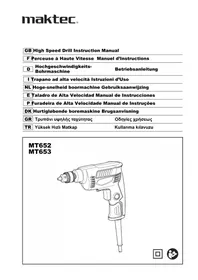 Notice Maktec MT652 Visseuse