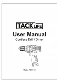 Notice Tacklife PCD01B Schrauber