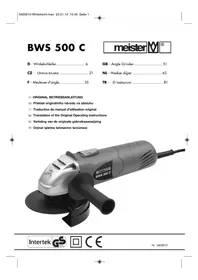 Notice Meister Craft BWS 500 C Drtič