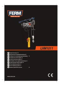 Notice Ferm LHM1011 Treuil électrique