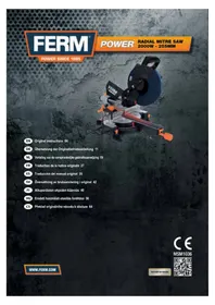 Notice Ferm CSM1039 Scie