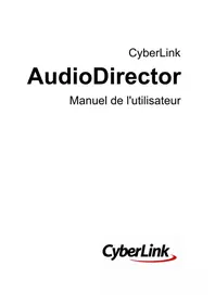 Notice CYBERLINK AUDIODIRECTOR 4 Logiciel audio et/ou vidéo