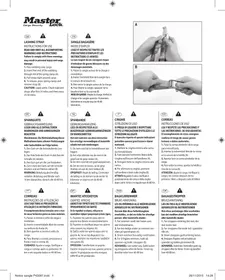 Notice Master Lock 3379EURDATCOL Sangle bagagère