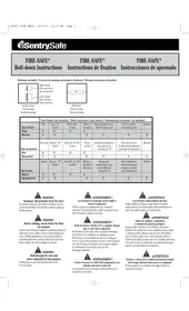 Notice Master Lock LCHW20101 Coffre-fort