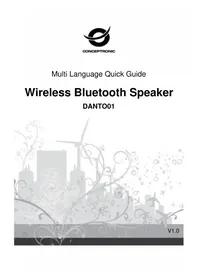 Notice CONCEPTRONIC DANTO01GL Station d'acceuil