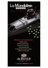 Notice de Buyer LA MANDOLINE ULTRA Mandoline de cuisine
