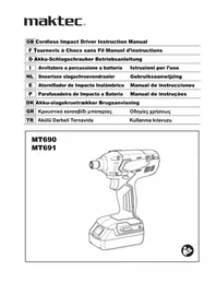 Notice Maktec MT690 Visseuse