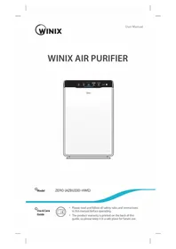 Notice Winix ZERO N Purificateur d'air