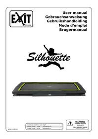 Notice EXIT SILHOUETTE INGROUND Trampoline