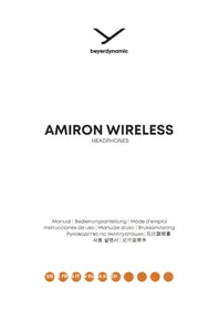 Notice BEYERDYNAMIC AMIRON WIRELESS Ecouteur