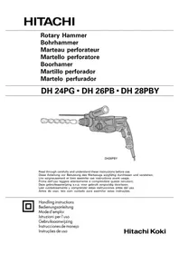 Notice HITACHI DH24PG WS Trapano