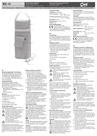 Notice OLYMPIA BS 13 Chauffe-Plats