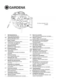 Notice GARDENA COMFORT 35 ROLLUP AUTOMATIC LIION Tuyau d'arrosage