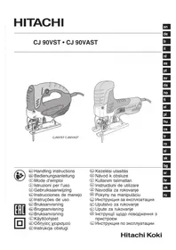 Notice HITACHI CJ 90VAST(WA) Sag