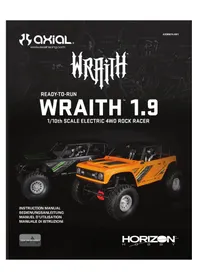 Notice Axial WRAITH 1.9 Jouet radiocommandé