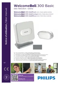 Notice PHILIPS WELCOMEBELL 300 BASIC Sonnette de portes