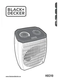Notice BLACK & DECKER HX310 Aquecimento